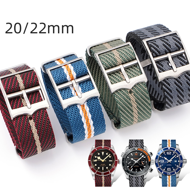 Nato Strap Nylon - 20mm 22mm Weave Canvas Nylon Strap