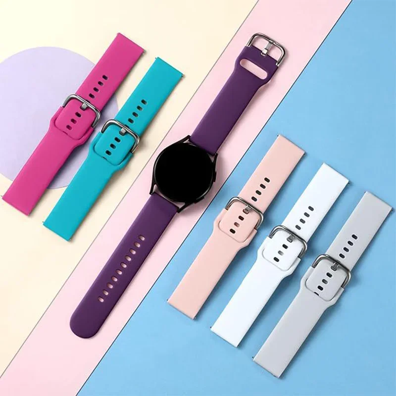 Silicone Band Women - 20mm/22mm Strap For Samsung Galaxy Watch