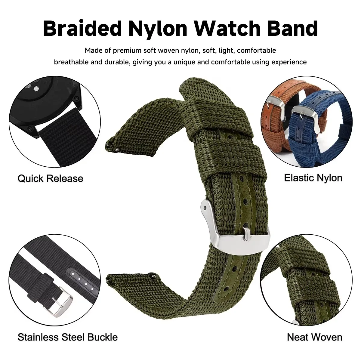 High Quality Nylon Canvas Watc - Canvas Strap Watch avis et prix