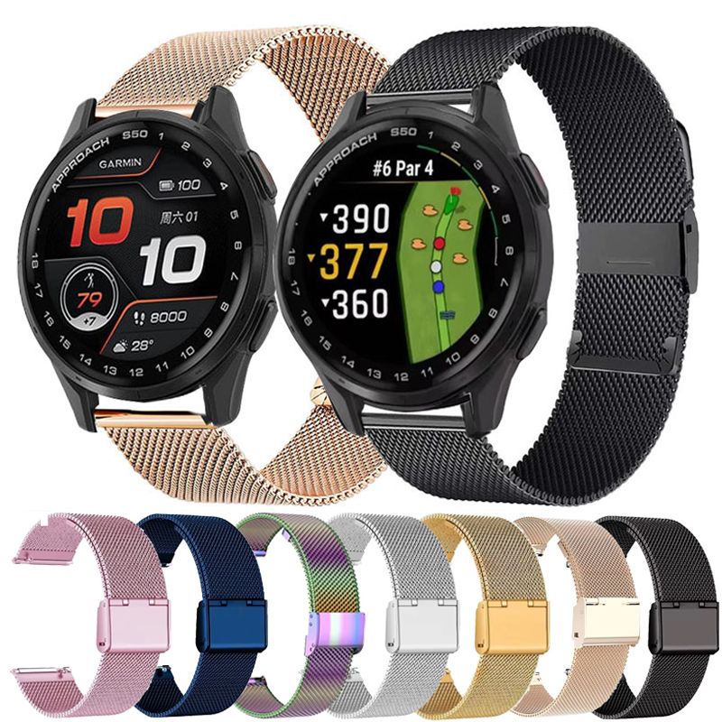 22mm 20mm Mesh Loop For Garmin - Milanese Loop Magnetic avis et prix