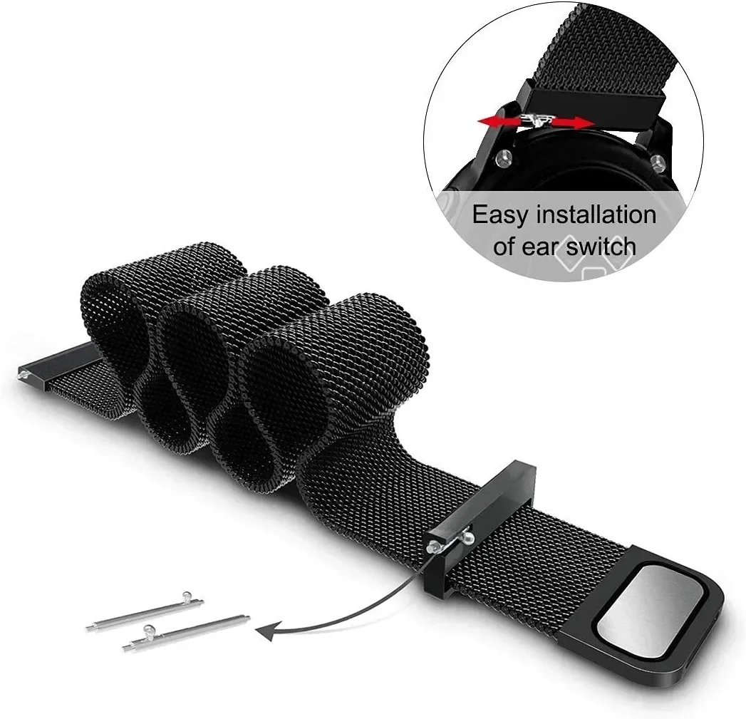 22mm 20mm Mesh Loop For Garmin - Milanese Loop Magnetic avis et prix