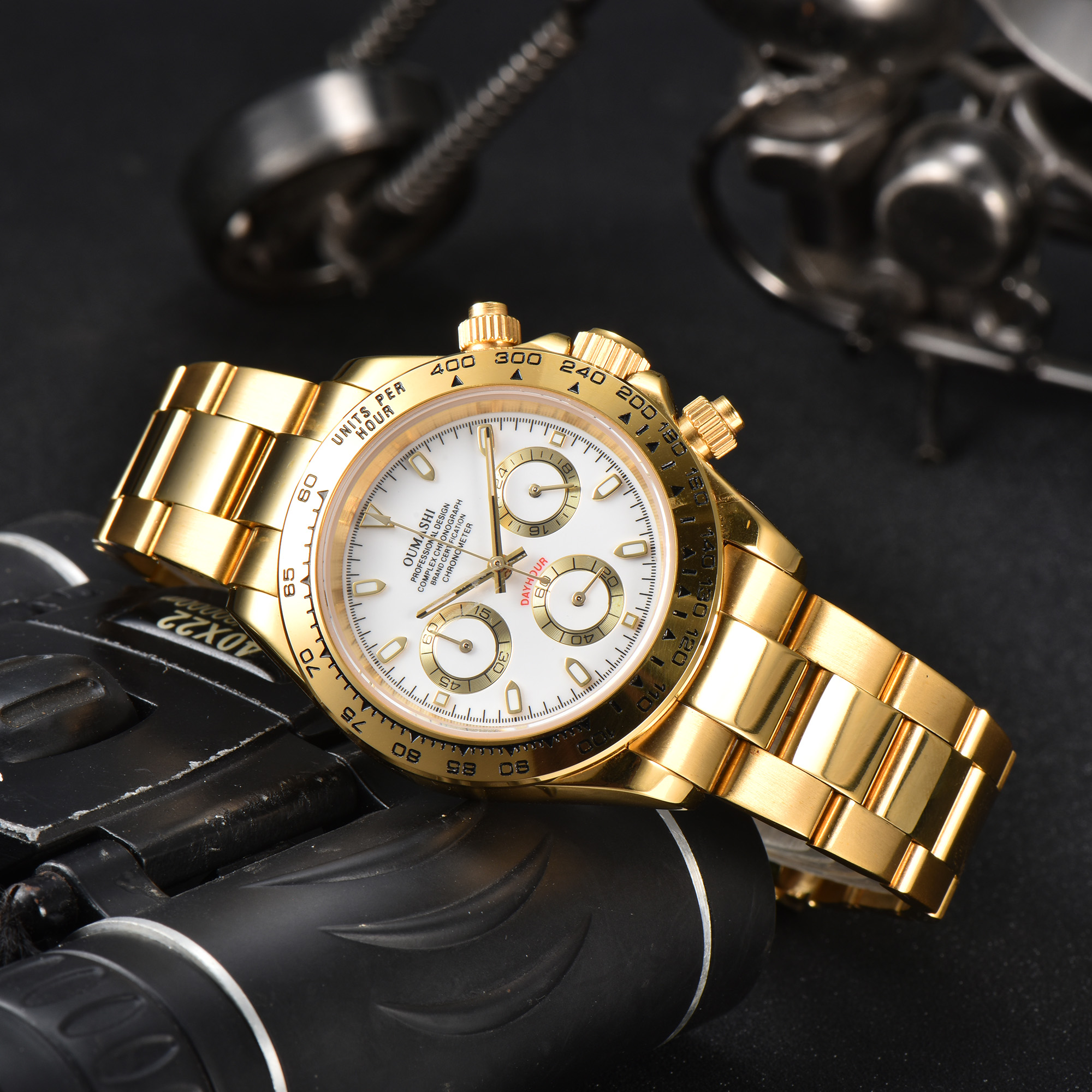 39mm VK63 watch Gold Stainless - Stainless Bracelet Diver avis et prix