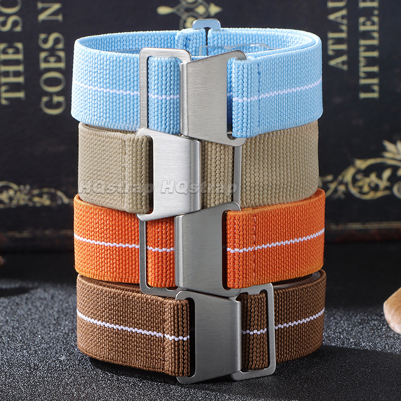 18/20/22mm Elastic Nylon Watch - Parachute Strap Elastic avis et prix