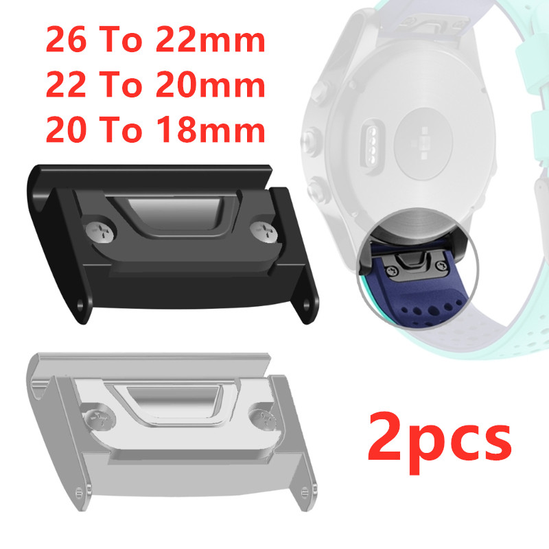 2pcs Watch Band Adapters 26mm  - Silicone Watch Band 22Mm avis et prix