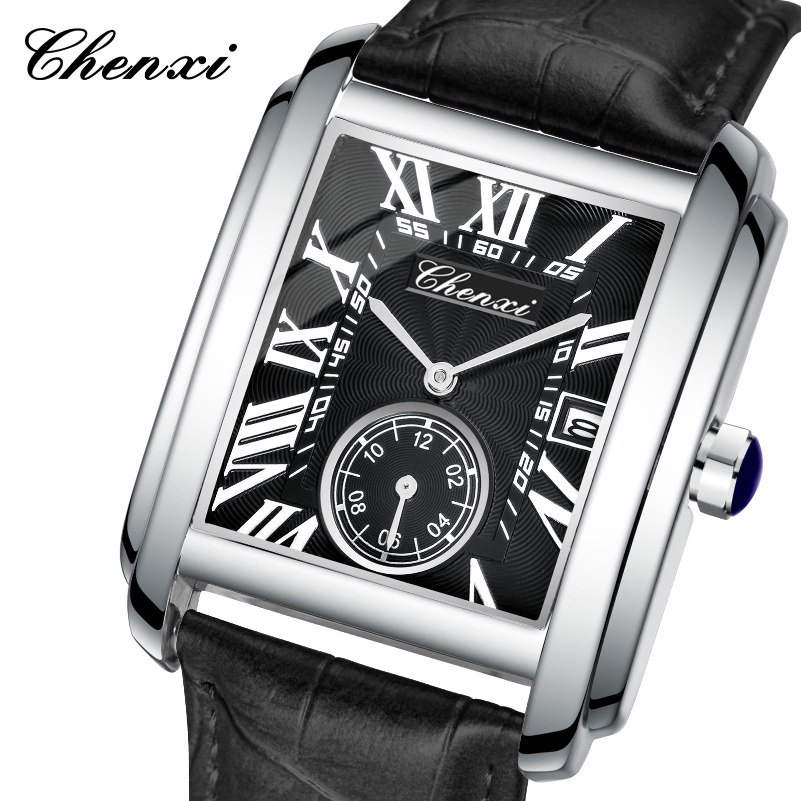 Chenxi 8216 New Fashion Boy Cl - Leather Watch Band Men avis et prix