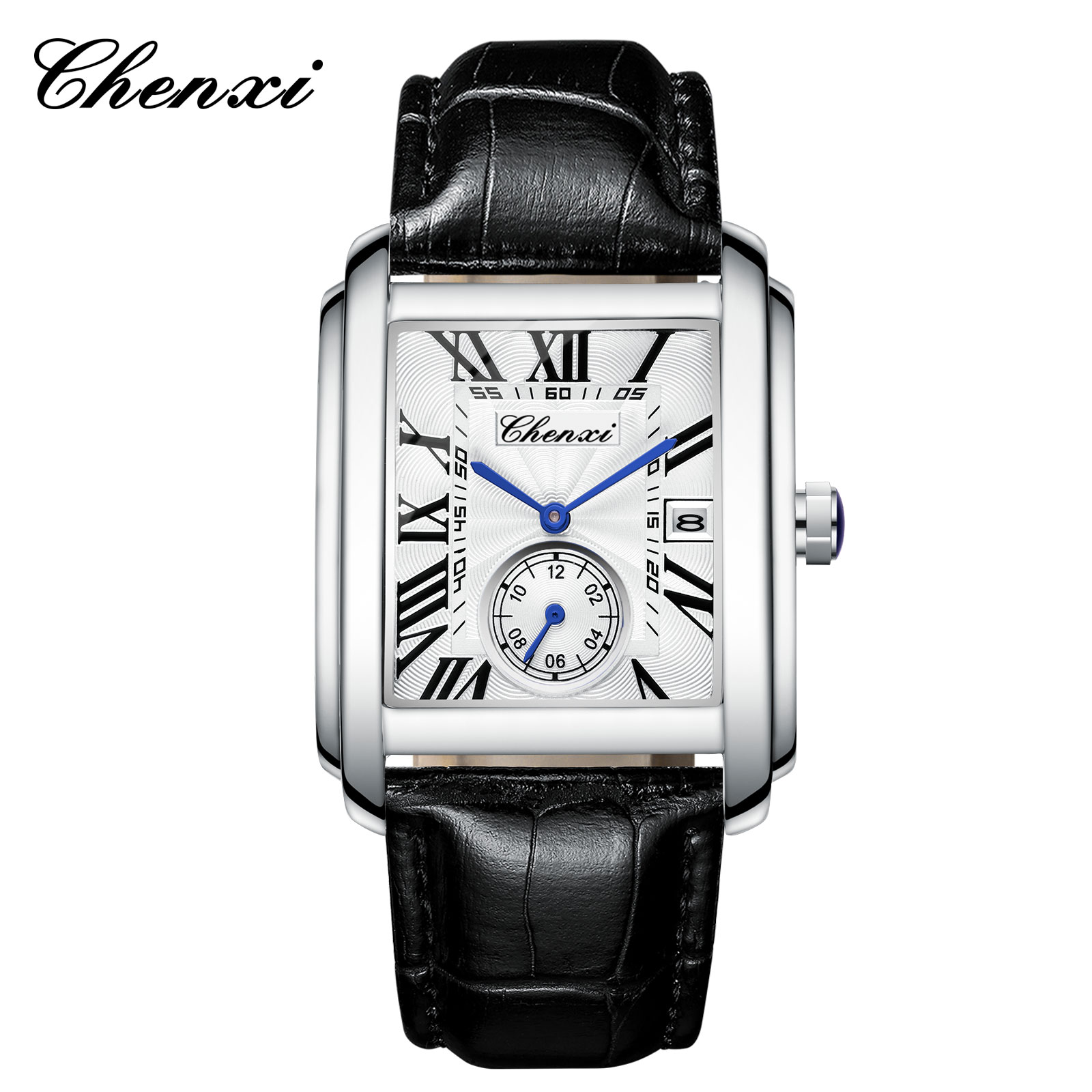 Chenxi 8216 New Fashion Boy Cl - Leather Watch Band Men avis et prix