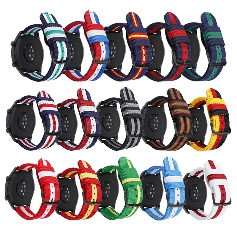 Nylon Watch Strap 20mm 22mm Qu - Canvas Strap Watch avis et prix