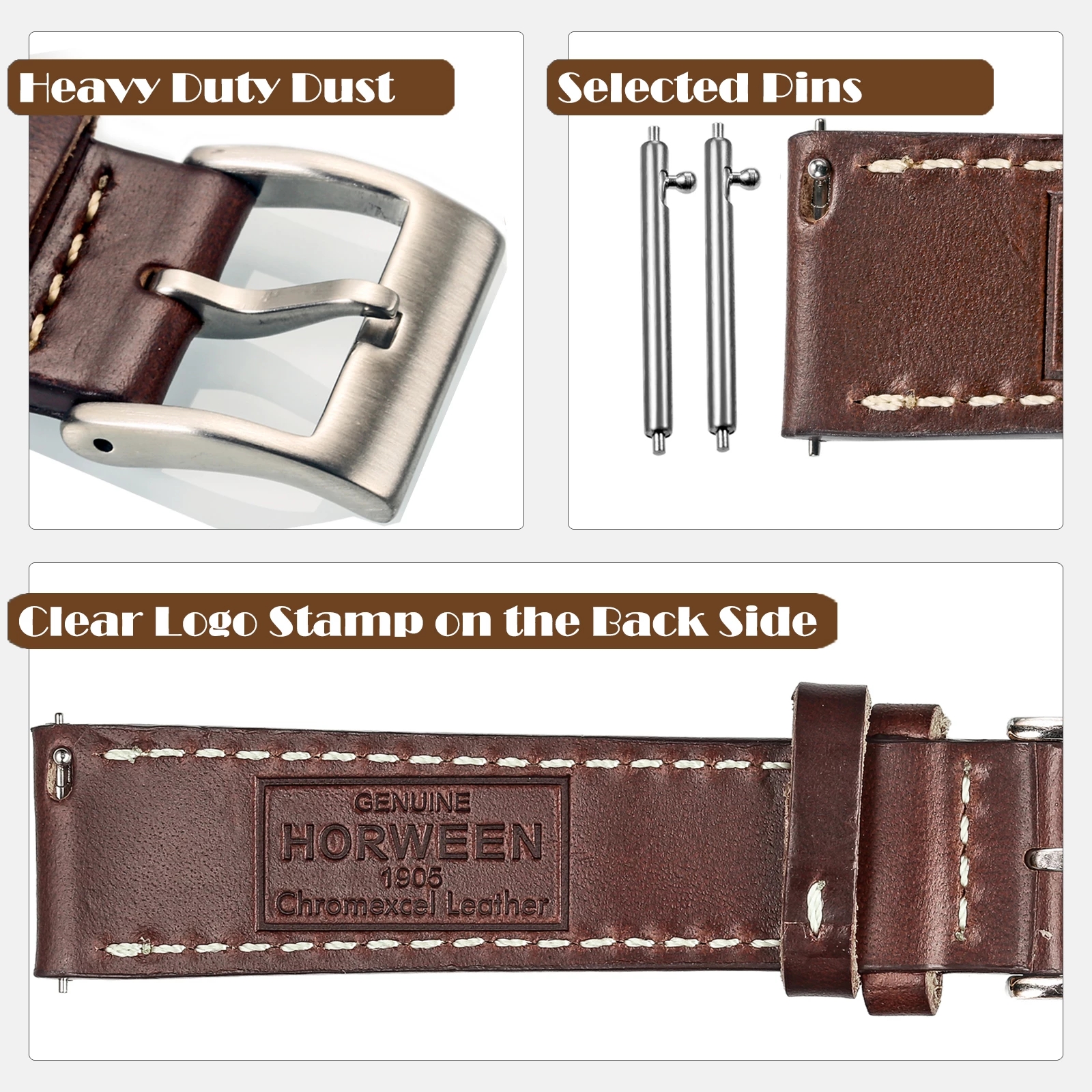 High Quality Horween Genuine L - Canvas Strap Watch avis et prix
