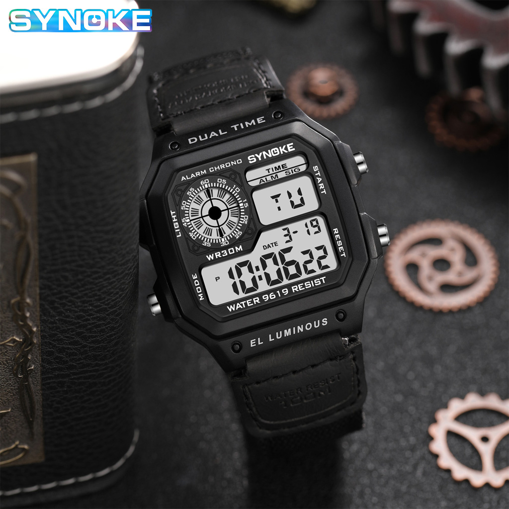 Synoke Outdoor Military Digita - Canvas Strap Watch avis et prix