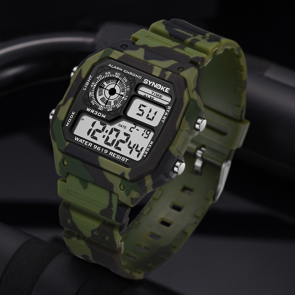 Synoke Outdoor Military Digita - Canvas Strap Watch avis et prix