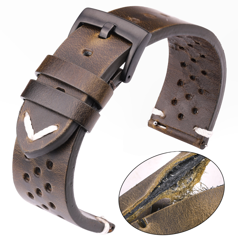 Breathable Genuine Leather Qui - Nato Strap Nylon avis et prix