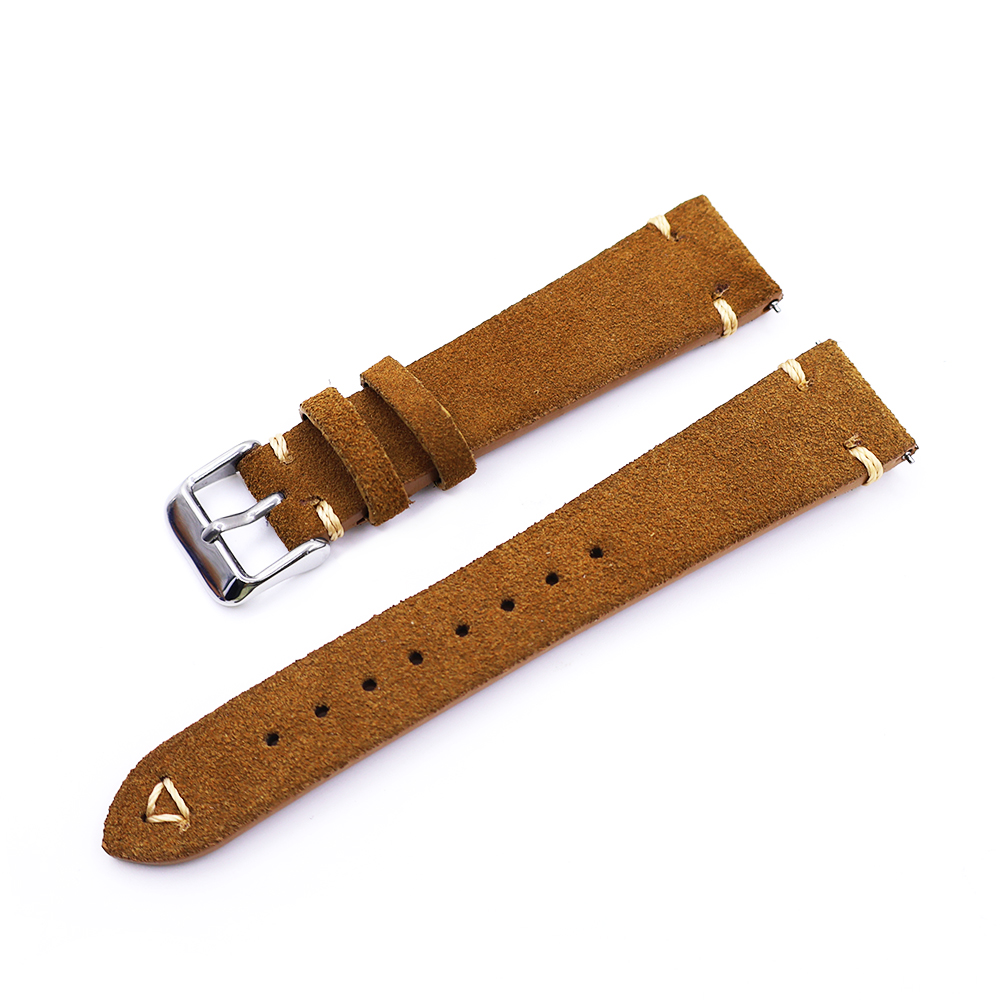 Suede Leather Watch Strap 20mm - Suede Strap Watch avis et prix