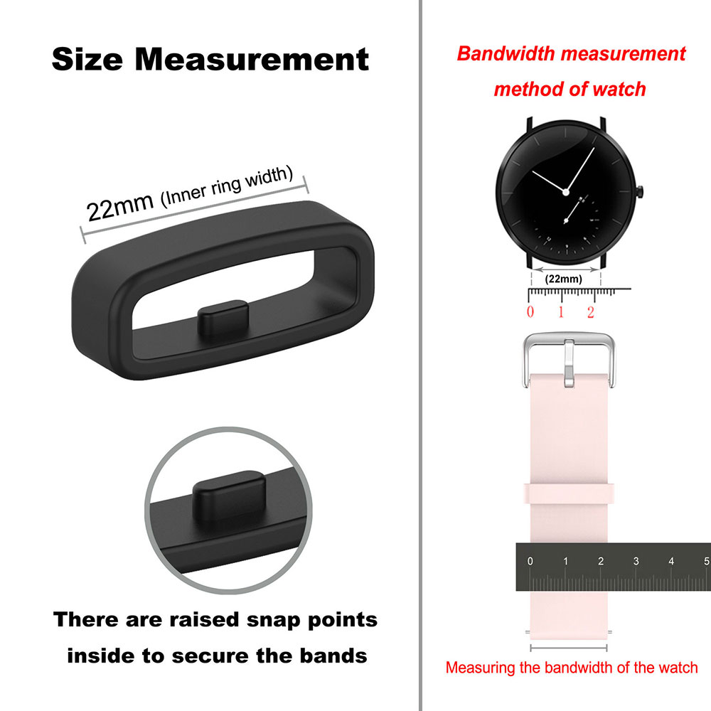 18 20 22mm Watch Band Ring Rub - Silicone Watch Band 22Mm avis et prix