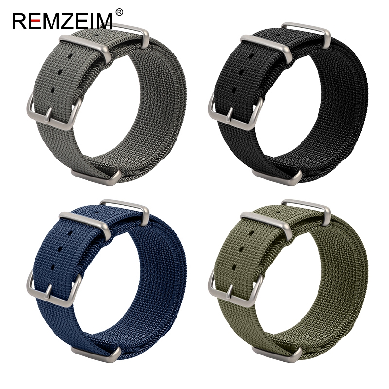New Ribbed Nylon Watch Strap 1 - Canvas Strap Watch avis et prix