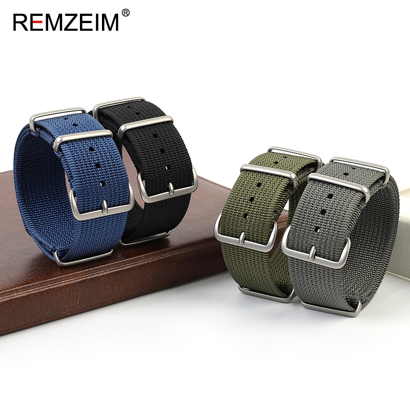 New Ribbed Nylon Watch Strap 1 - Canvas Strap Watch avis et prix