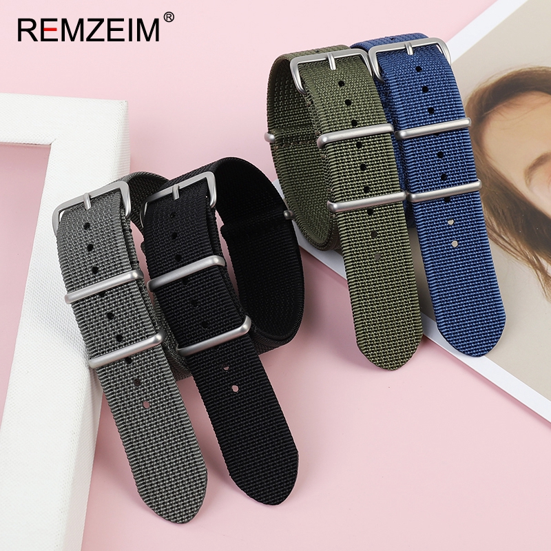 New Ribbed Nylon Watch Strap 1 - Canvas Strap Watch avis et prix