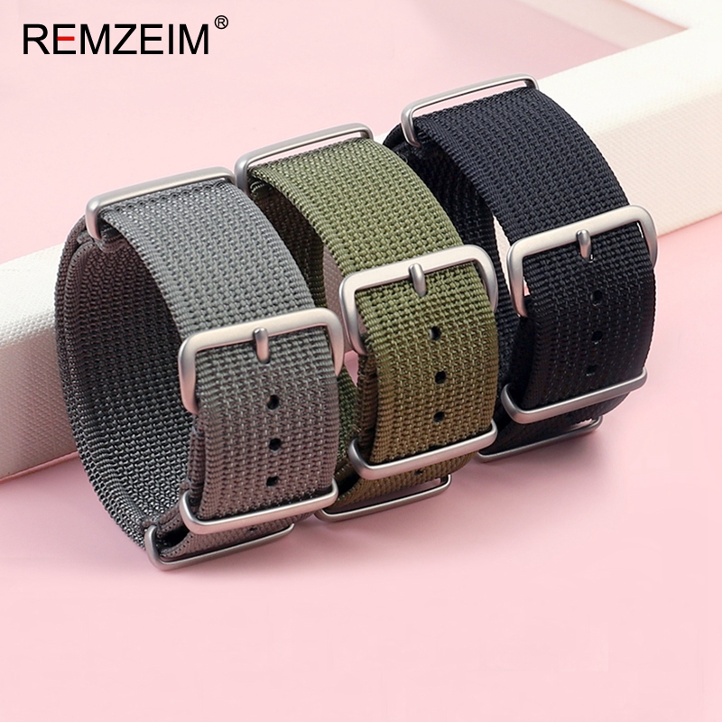 New Ribbed Nylon Watch Strap 1 - Canvas Strap Watch avis et prix