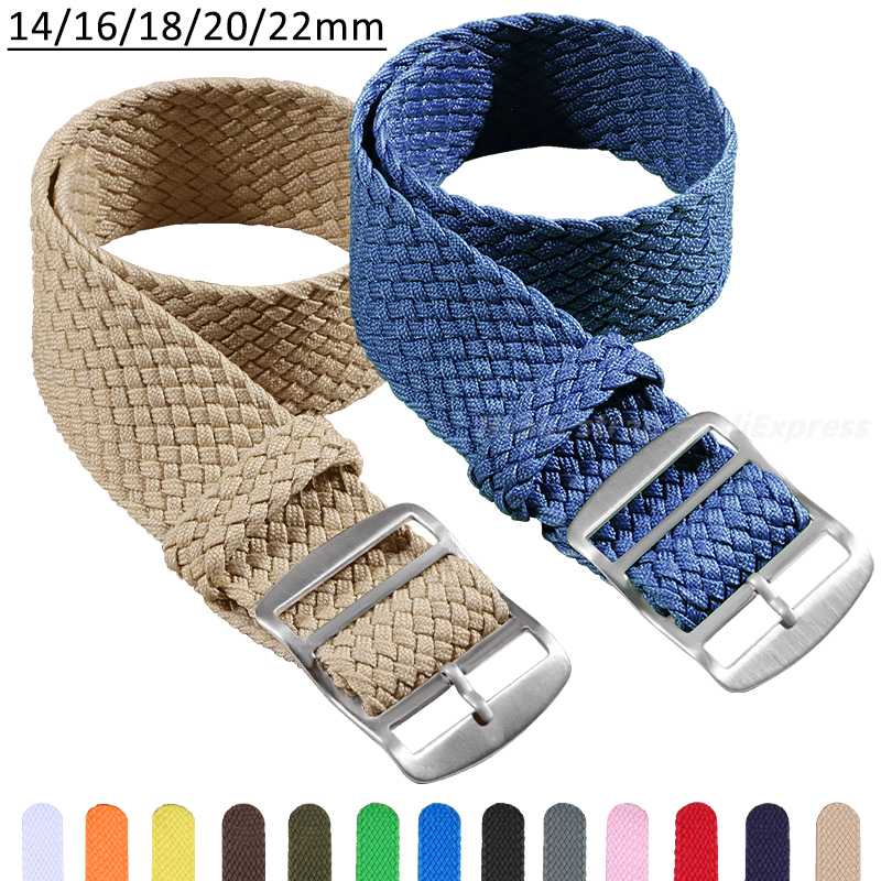 14mm 16mm 18mm 20mm 22mm Nylon - Perlon Strap Woven avis et prix