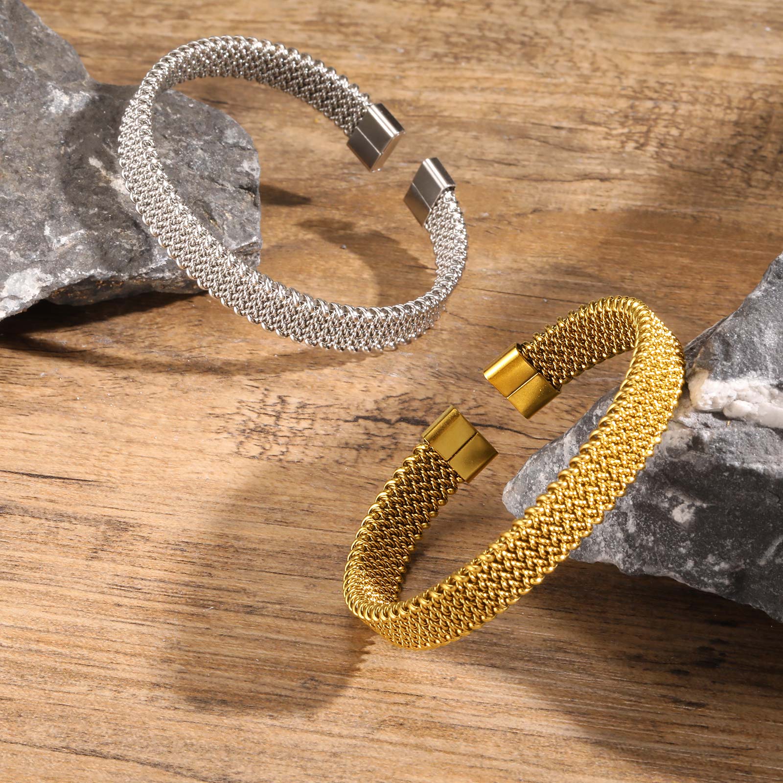 10mm Braided Stretch Strap Ope - Mesh Strap Metal avis et prix