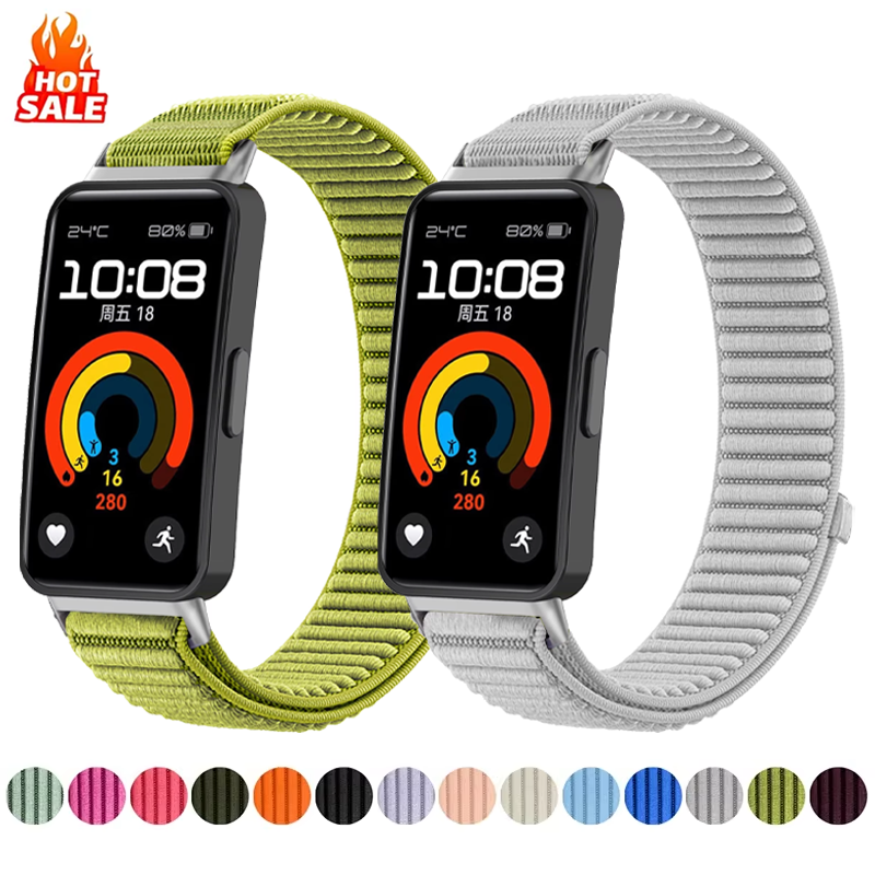 Nylon Loop Strap For Huawei Ba - Sport Loop Velcro avis et prix