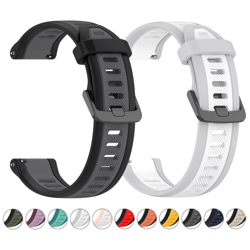 22mm 20mm 18mm Texture Silicon - Silicone Watch Band 22Mm avis et prix