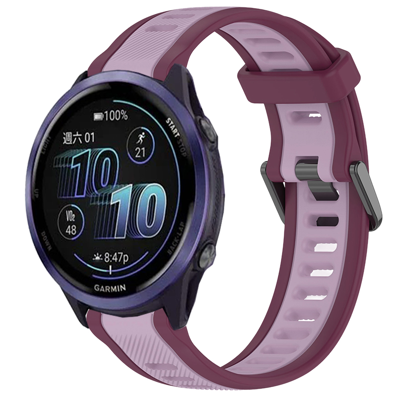 22mm 20mm 18mm Texture Silicon - Silicone Watch Band 22Mm avis et prix