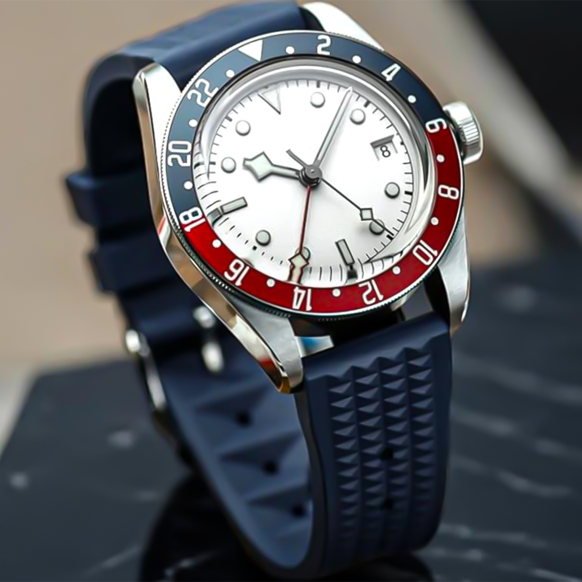 FKM Rubber Waffle Watch Strap  - Canvas Strap Watch avis et prix