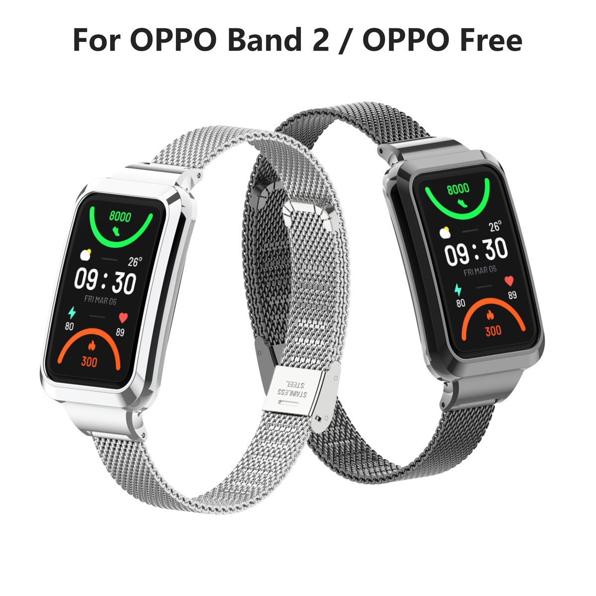 Suitable for Oppo Band 2 Stain - Mesh Strap Metal avis et prix