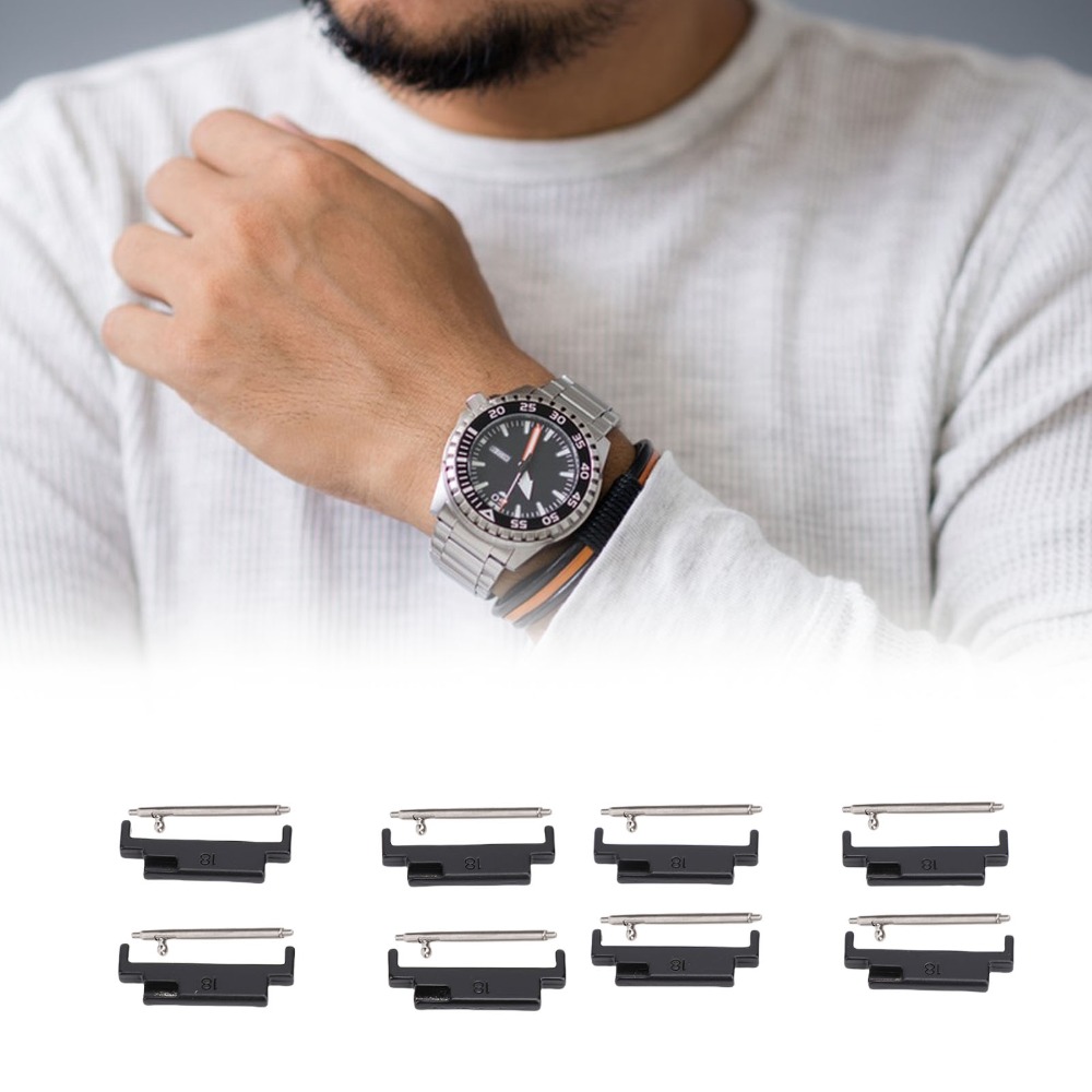 4 Pairs Metal Metal Watch Band - Strap Change Adapter avis et prix