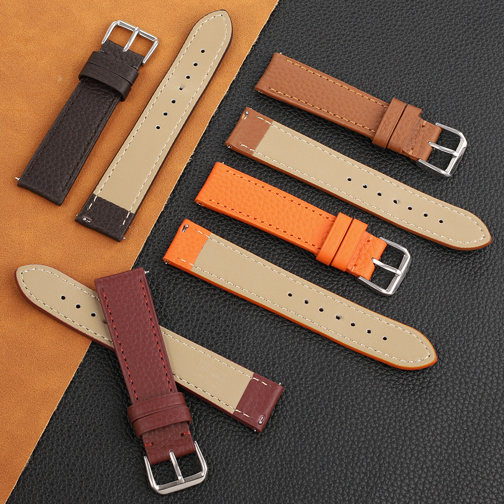 Universal Genuine Leather Watc - Leather Strap Quick Release avis et prix