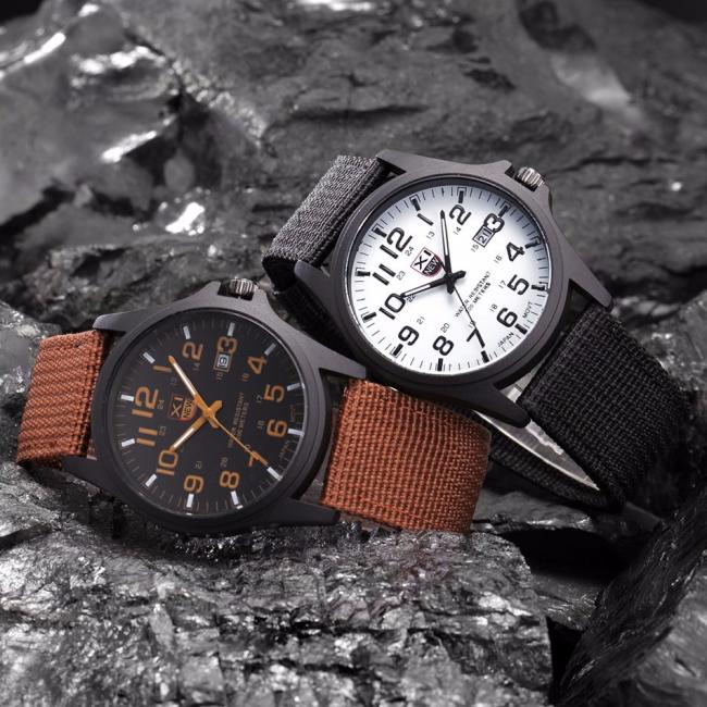 Men'S Quartz Watch Student Sim - Tropic Strap Vintage avis et prix
