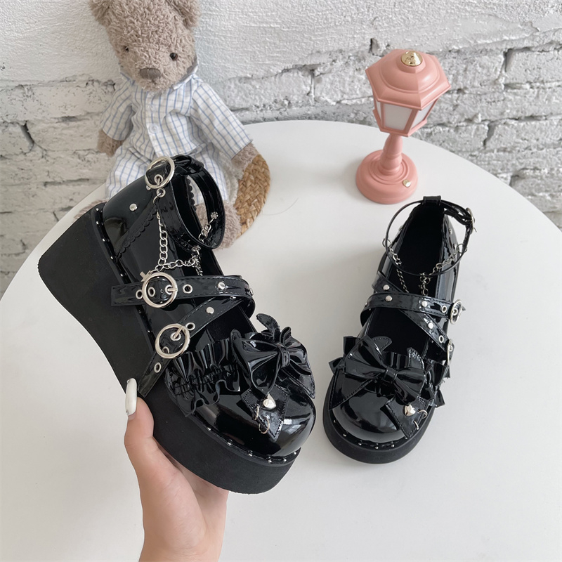 2026 Platform Lolita Shoes Wom - Mesh Strap Metal avis et prix