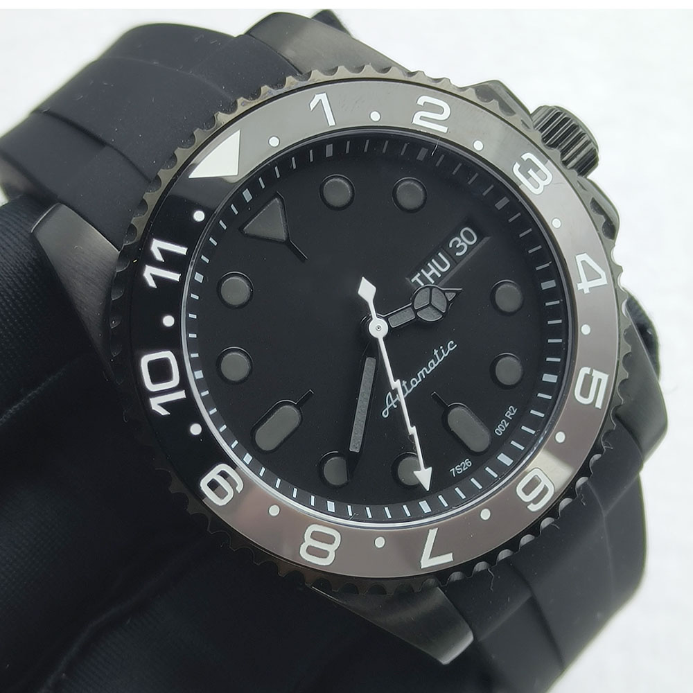40MM NH36 Watch Black Men's St - Stainless Bracelet Diver avis et prix