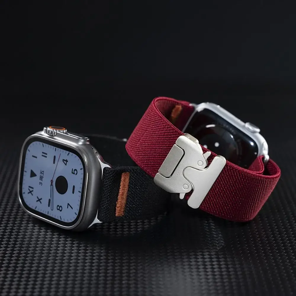 Nylon Strap for Apple Watch ba - Parachute Strap Elastic avis et prix