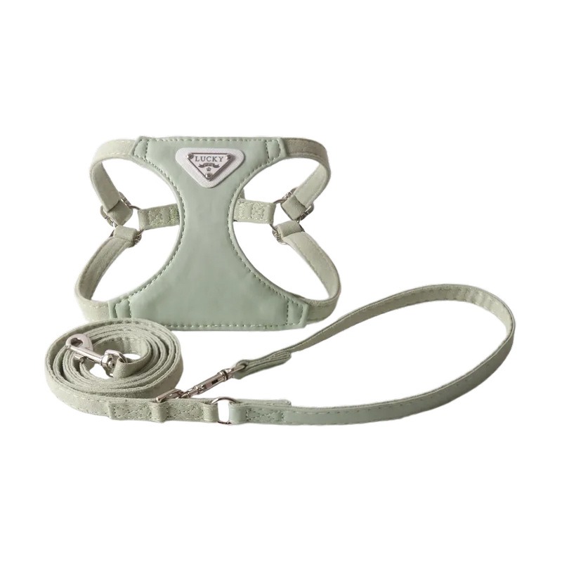 Macaron Chest Harness PU Vest  - Leather Strap Quick Release avis et prix