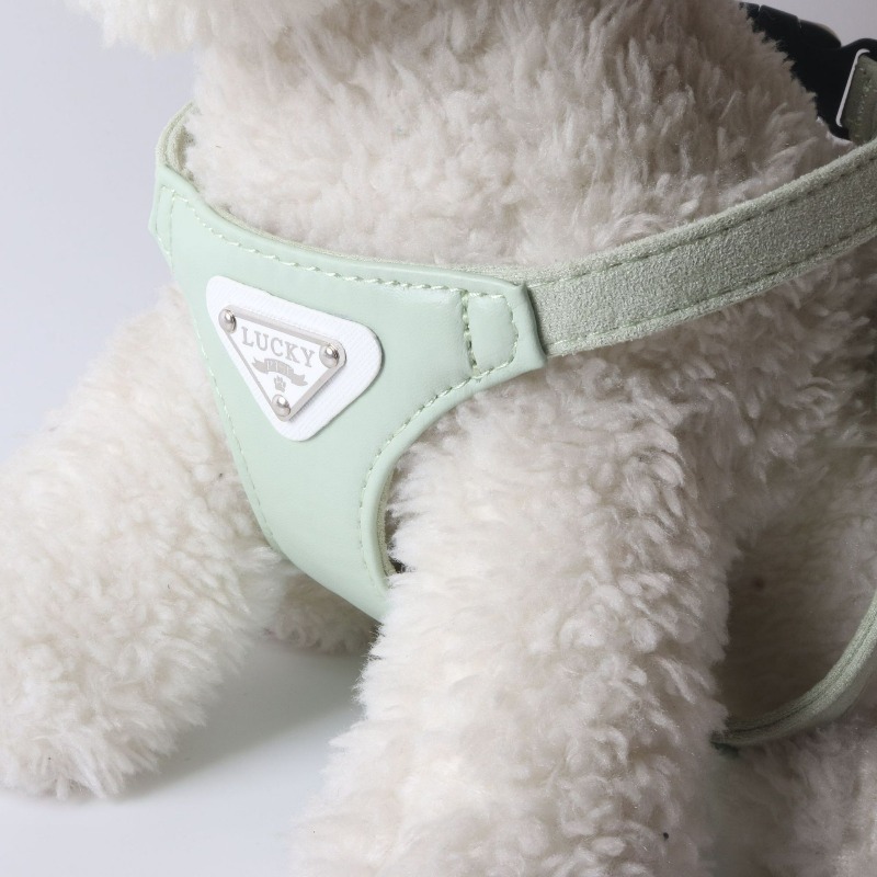 Macaron Chest Harness PU Vest  - Leather Strap Quick Release avis et prix