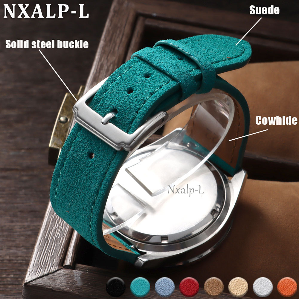 Durable Suede Cowhide Watch St - Suede Strap Watch avis et prix