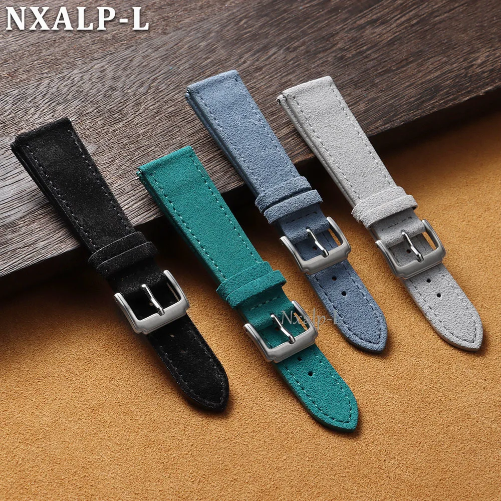 Durable Suede Cowhide Watch St - Suede Strap Watch avis et prix
