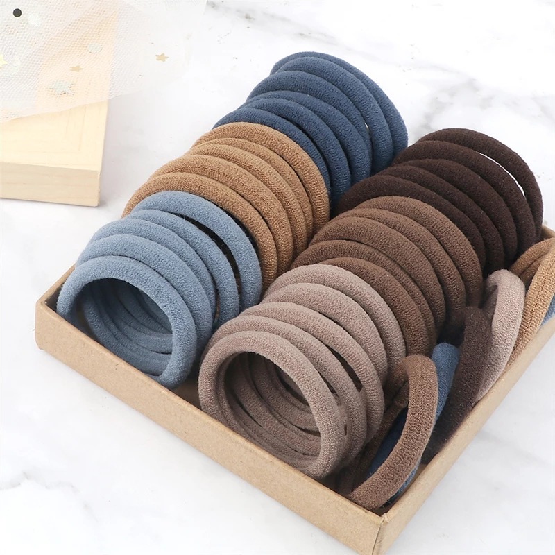 50PCS/Set Women Girls Basic Ha - Silicone Band Women avis et prix