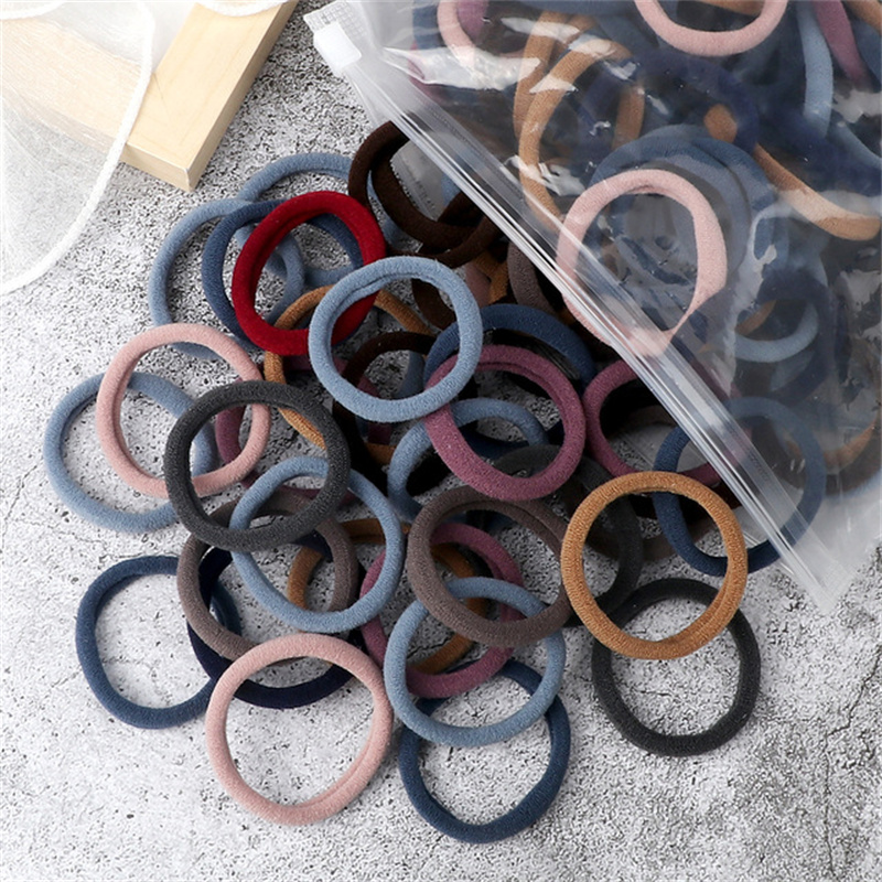 50PCS/Set Women Girls Basic Ha - Silicone Band Women avis et prix
