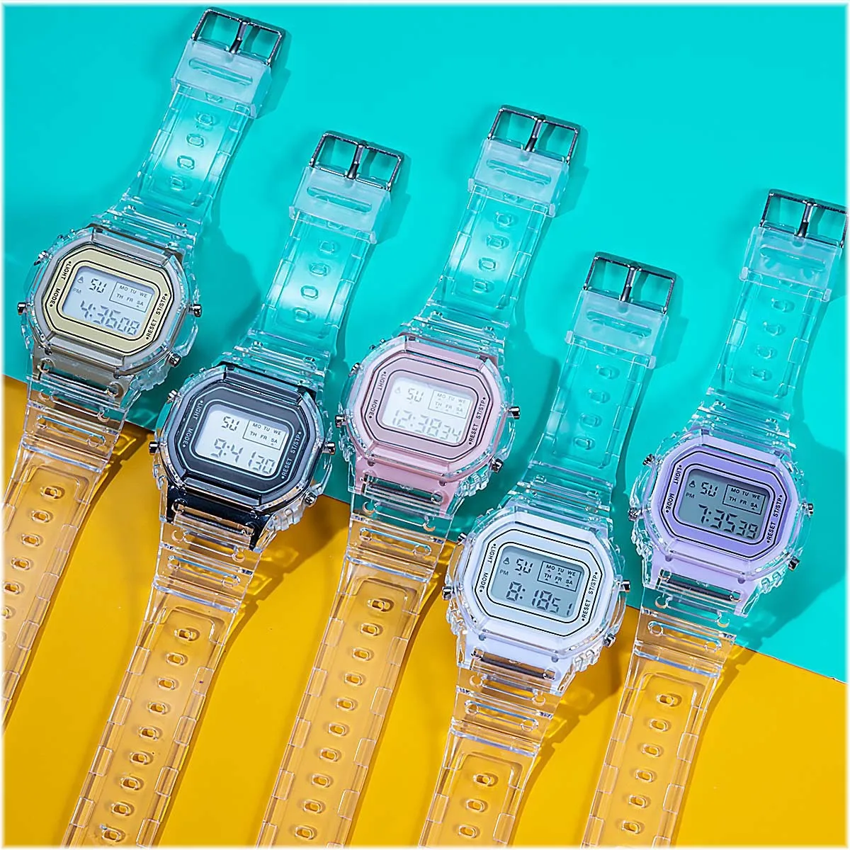 PCV/F91W Steel Strap Watch LED - Tropic Strap Vintage avis et prix