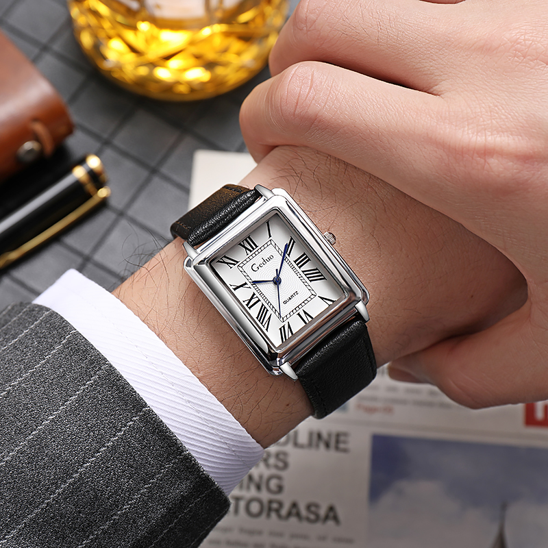 New Fashion Luxury Designer Re - Leather Watch Band Men avis et prix