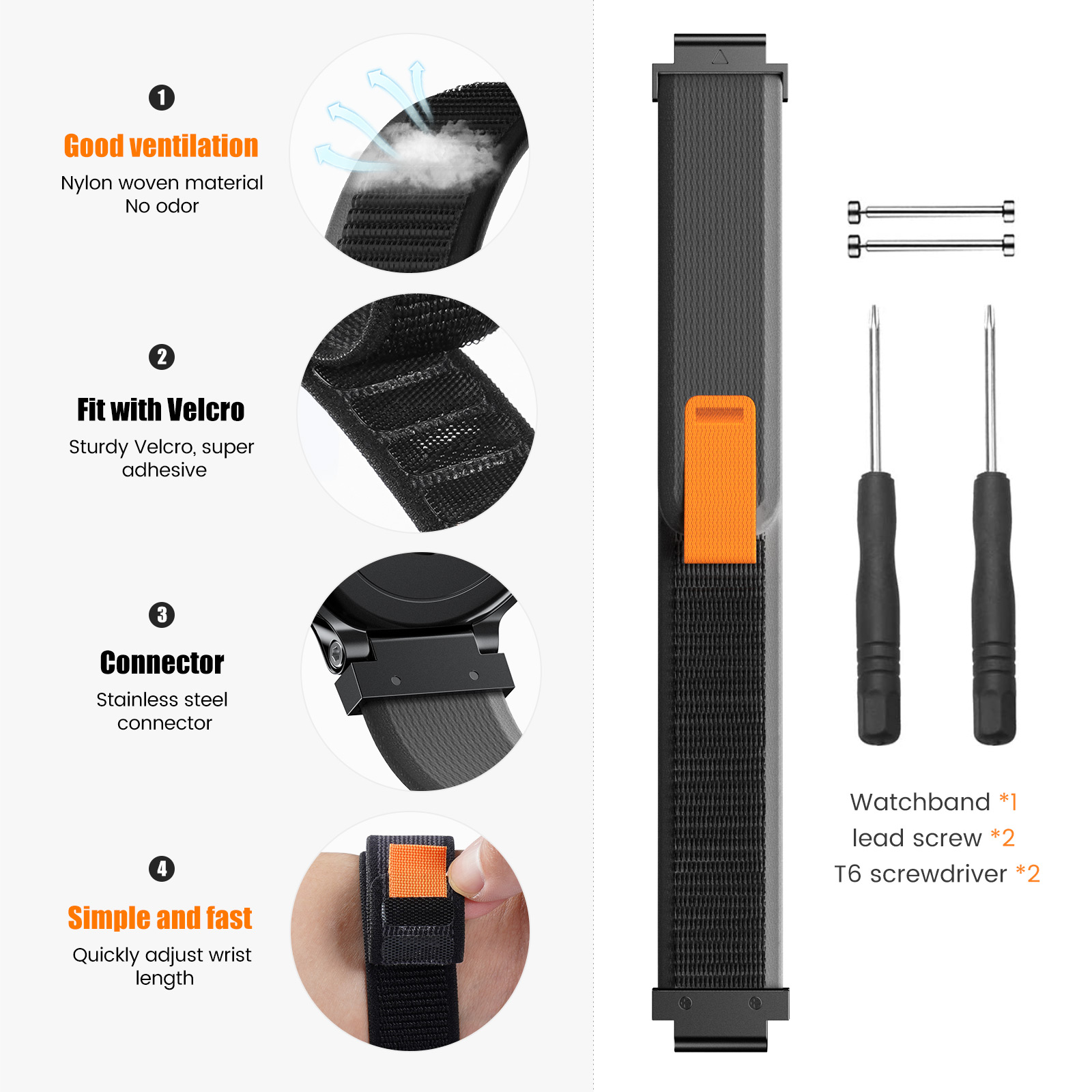 New Sports Nylon Loop Strap Fo - Sport Loop Velcro avis et prix