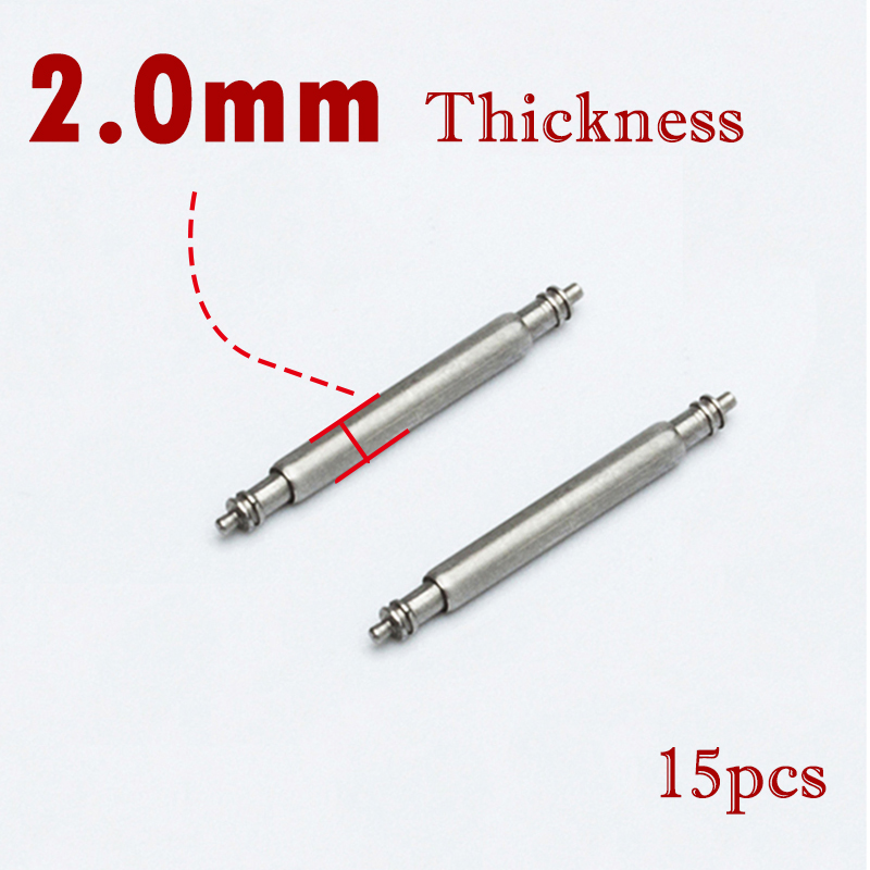 15pcs Watch Band Pin 2.0mm Dia - Spring Bar Tool Set avis et prix
