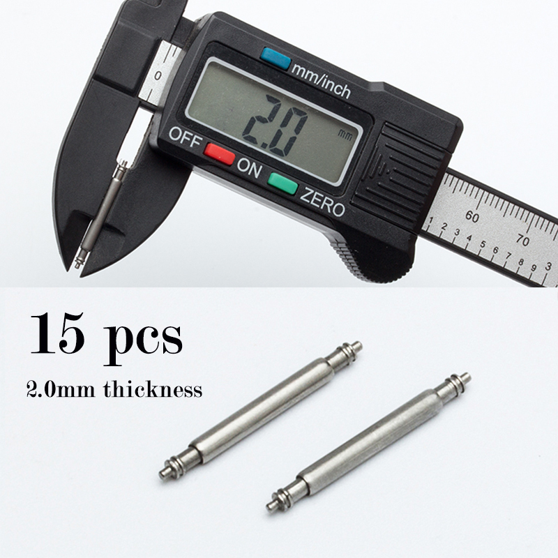15pcs Watch Band Pin 2.0mm Dia - Spring Bar Tool Set avis et prix