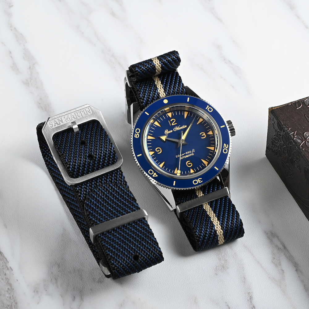 San Martin High Quality 20mm U - Nato Strap Nylon avis et prix