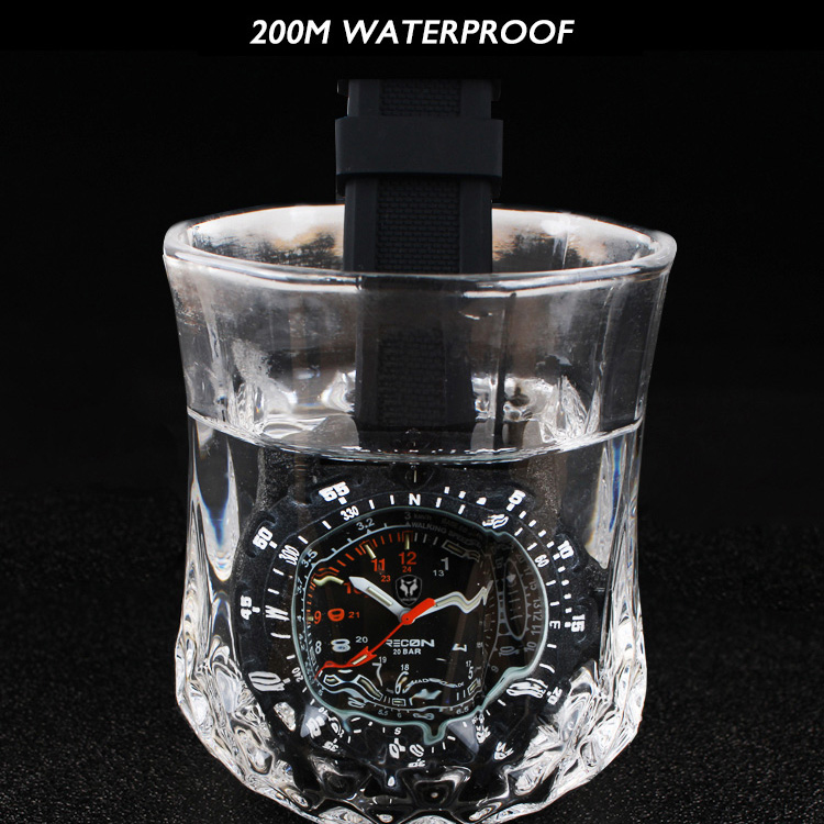 Hnlgnox Mens Pilot Watches Spo - Rubber Strap Diver avis et prix