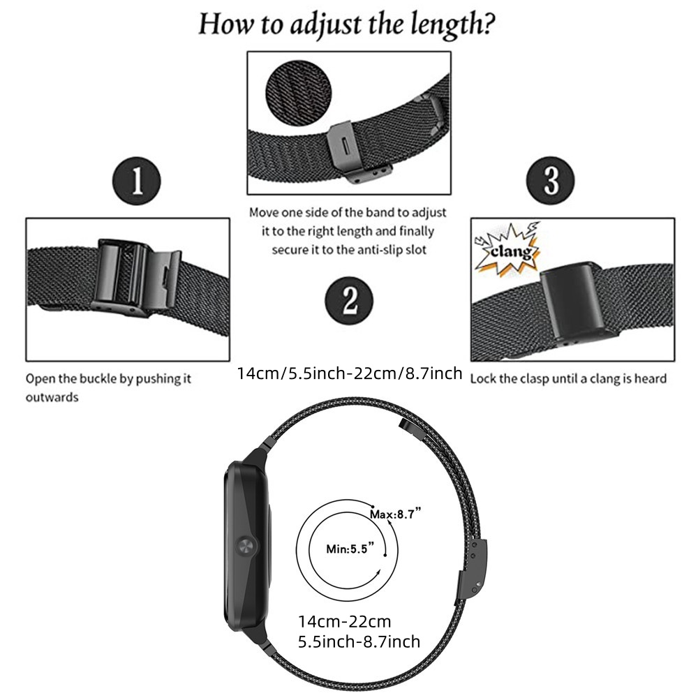 Metal Bands for Garmin Venu X1 - Mesh Strap Metal avis et prix