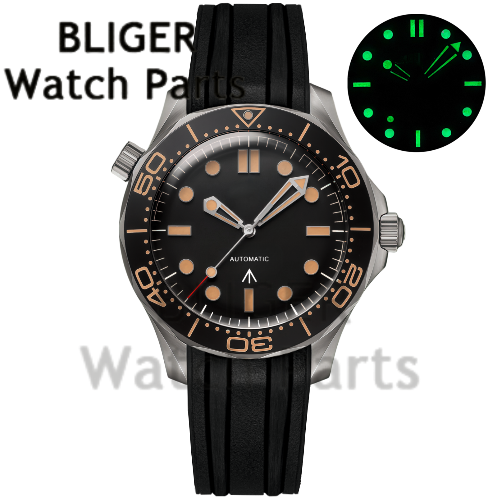 Customizable DIY 41mm Titanium - Stainless Bracelet Diver avis et prix