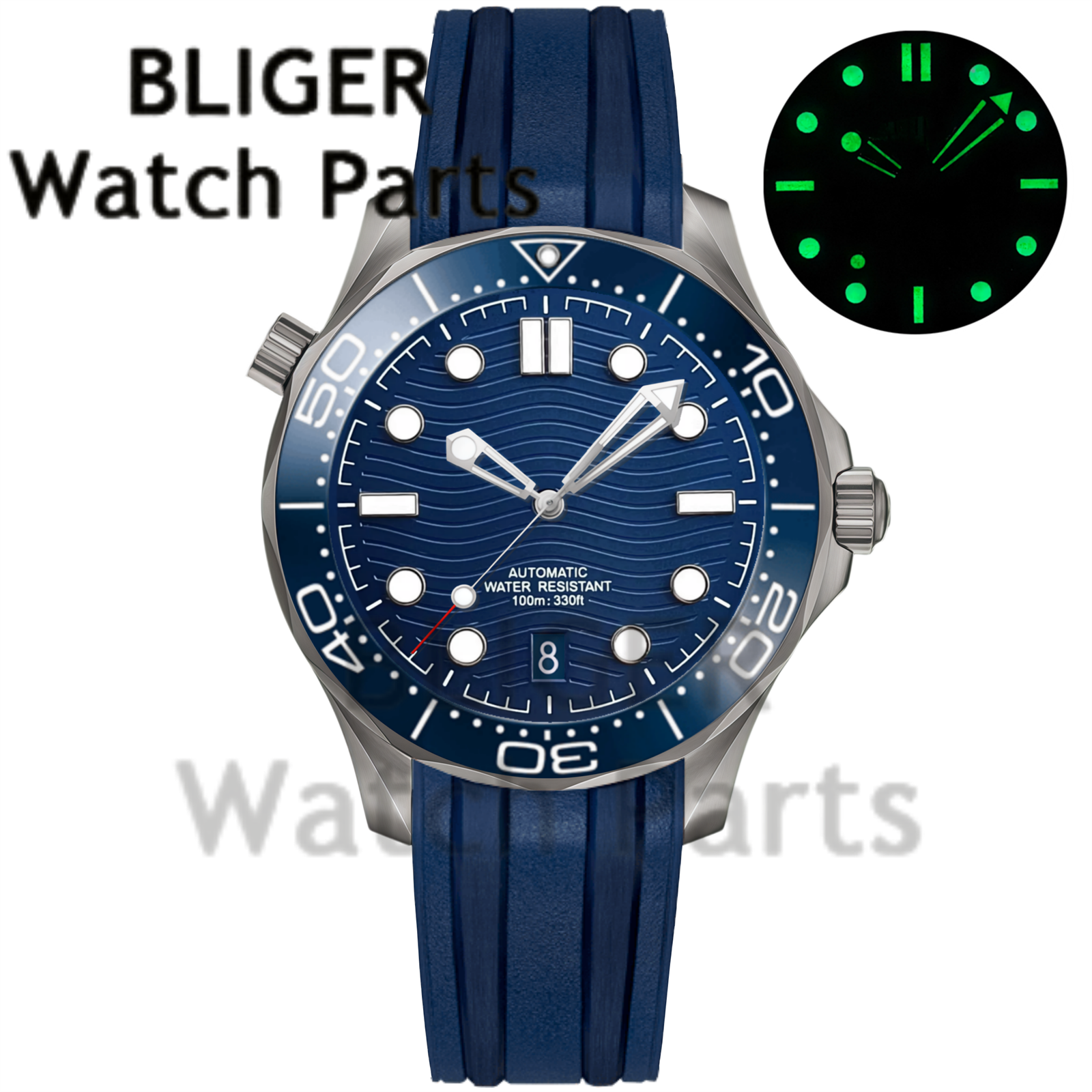 Customizable DIY 41mm Titanium - Stainless Bracelet Diver avis et prix